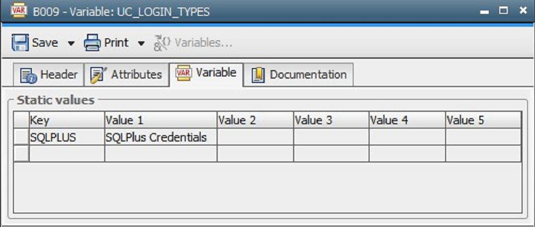 Creating the Login-Type 