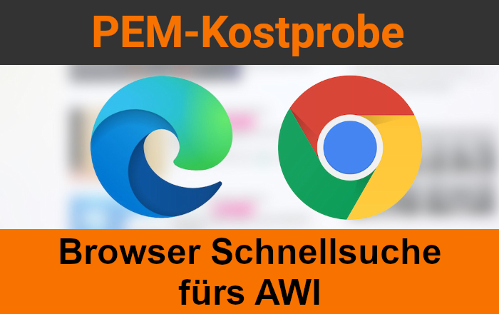 Browser Schnellsuche fürs AWI